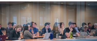 students sitting in lecture