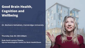 Hospital background, speaker image on right side, presentation title, speaker name and location on right side with a blue rectangle